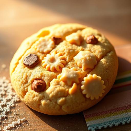 Stylized image of a cookie